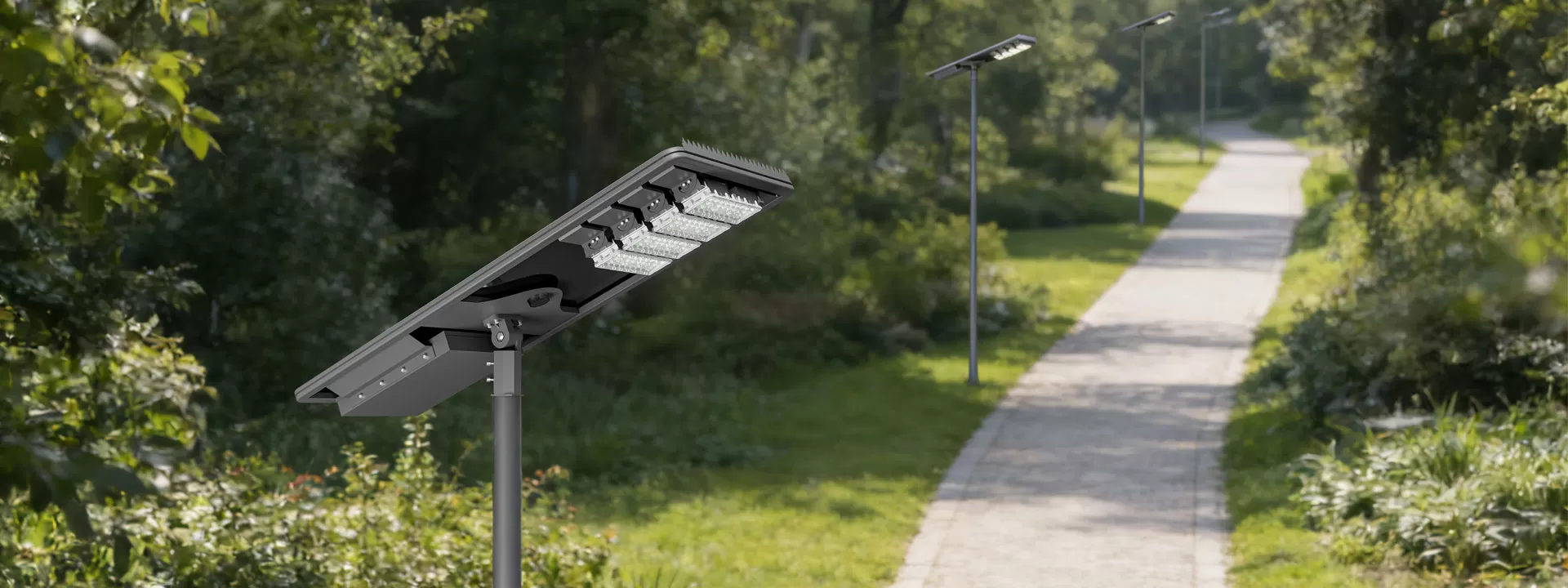 Produktoepassing van Nuwe All-in-One Sonstraatlig