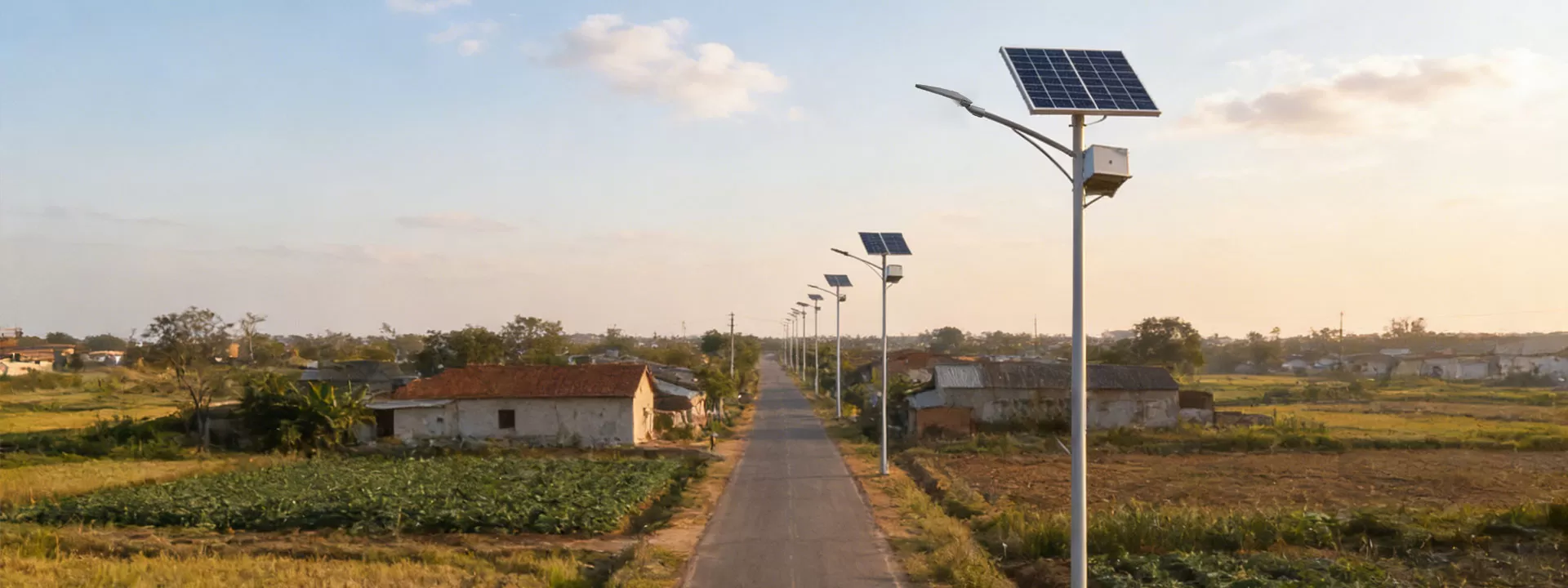Produktoepassing van Solar Street Light met Gel battery