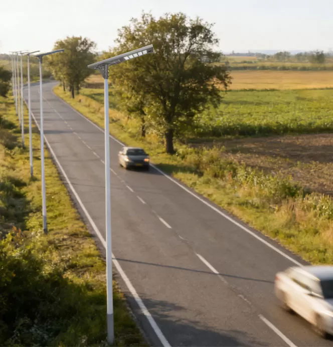 Werkbeginsel van slim sonstraatligte
